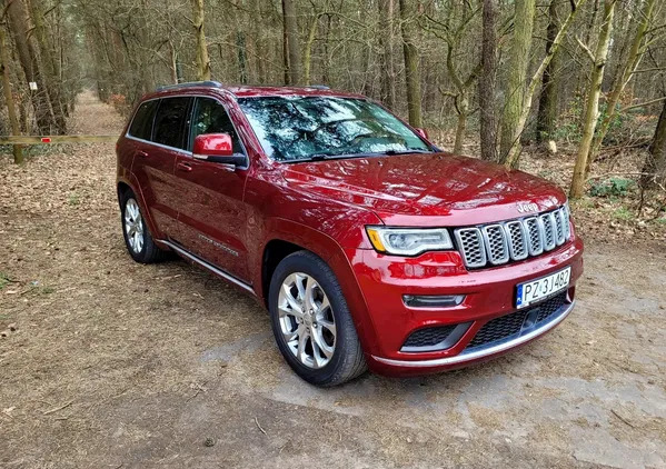 jeep grand cherokee Jeep Grand Cherokee cena 140000 przebieg: 106600, rok produkcji 2019 z Luboń